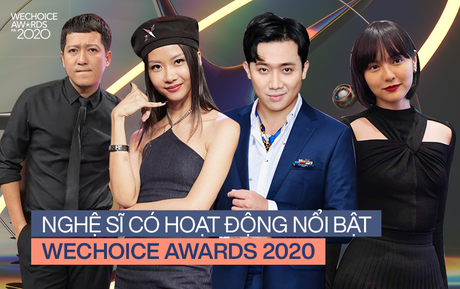 WeChoice 2020: Trấn Thành lượt đề cử gấp 4 lần Trường Giang, Hải Tú vừa debut đã vượt mặt Chi Pu